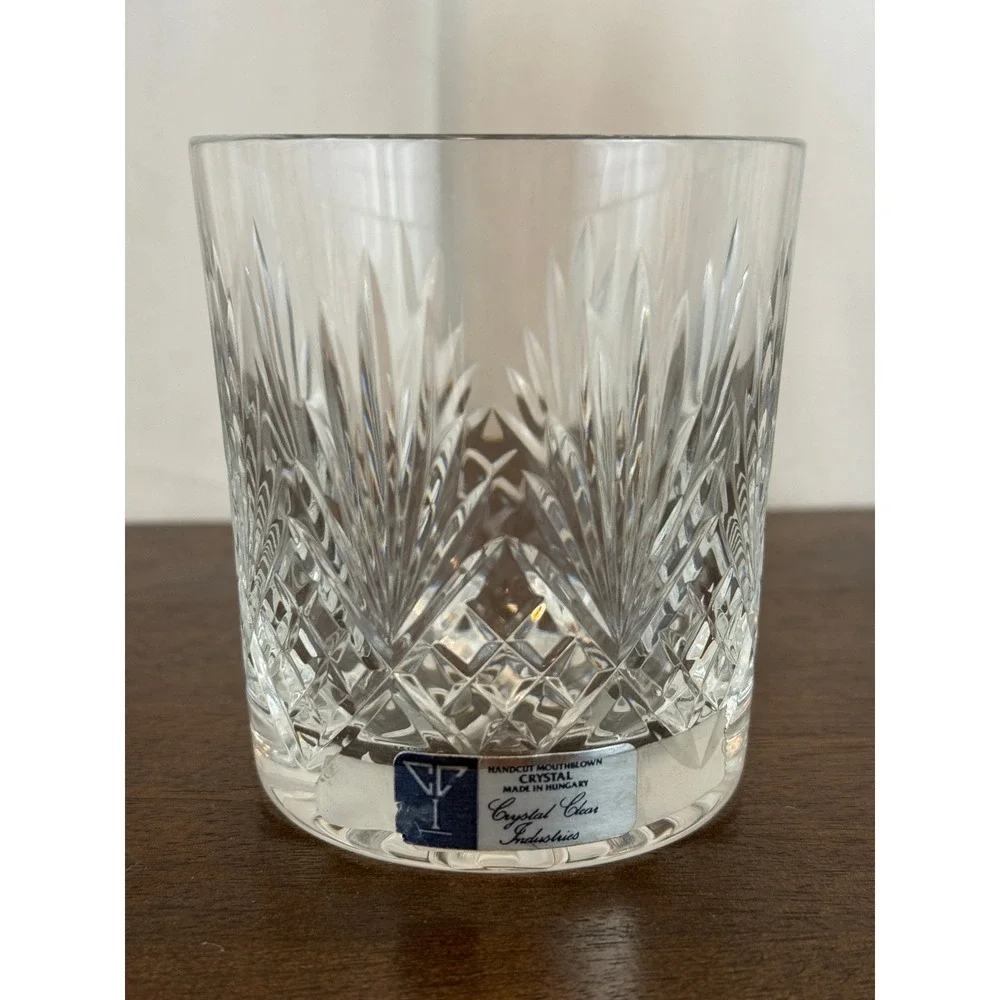 Crystal Clear Industries Set‎ of TWO Essex Double Old Fashioned Glasses 4